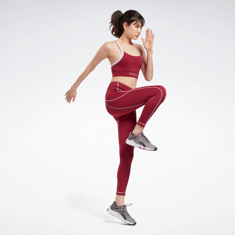Reebok Workout Ready Big Logo Legging, Women's Size XL, Punch Berry NEW  MSRP $45