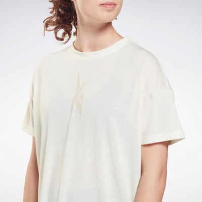 Reebok Apparel Women Graphic T-Shirt CHALK