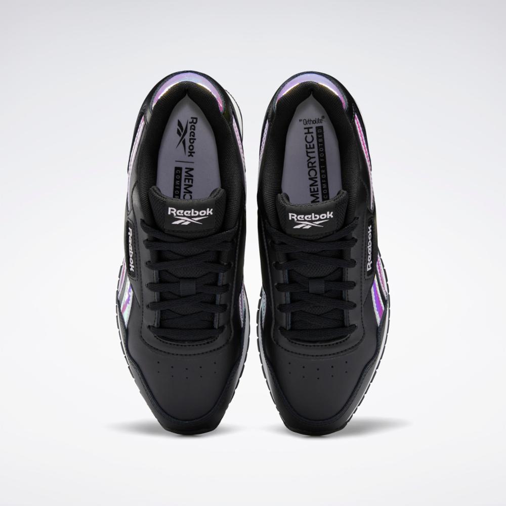 Reebok Footwear Women Reebok Glide Shoes BLKWHI/PIXPNK/FTWWHT