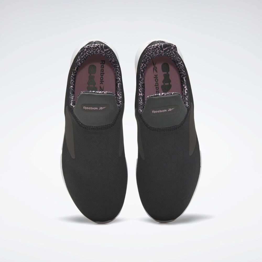 Reebok Footwear Women DailyFit DMX Slip-On Women's Shoes CBLACK/INFLIL/FTWWHT