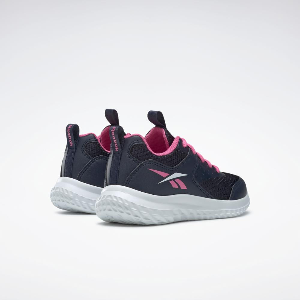 Reebok Footwear Kids REEBOK RUSH RUNNER 4.0 VECTOR NVY/TRUE PNK/FTWR WHT