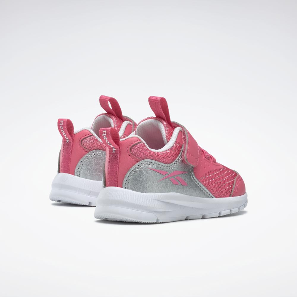 Reebok Footwear Kids REEBOK RUSH RUNNER 4.0 TD ASTRO PNK/SILVER MET/FTWR WHT