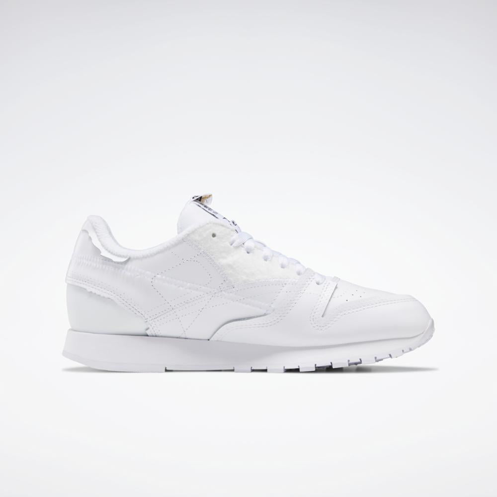 Mens reebok shop classic leather white