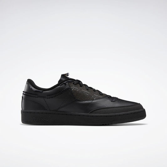 Reebok Footwear Men Maison Margiela Project 0 Club C Shoes BLACK/FTWWHT/BLACK
