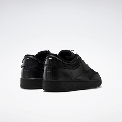 Reebok Footwear Men Maison Margiela Project 0 Club C Shoes BLACK/FTWWHT/BLACK