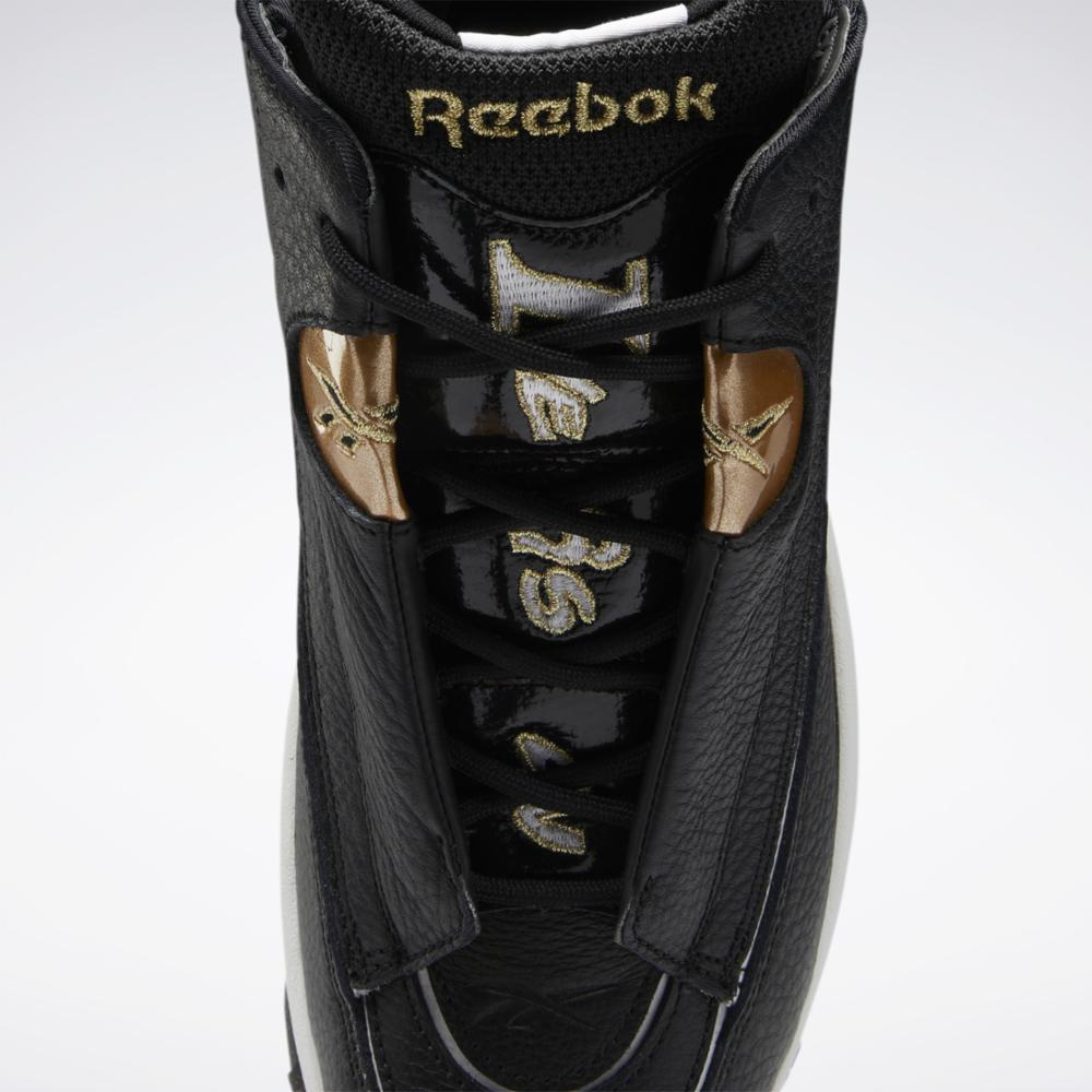 Reebok Footwear Men The Answer DMX Basketball Shoes CBLACK/FTWWHT/RBKBRA
