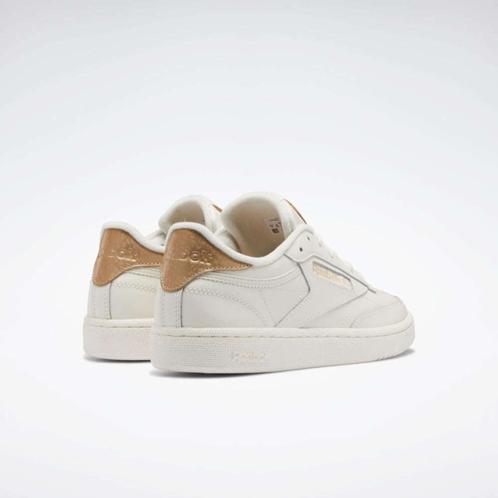 Reebok Footwear Women CLUB C 85 CHALK/SAHARA/GOLDMT