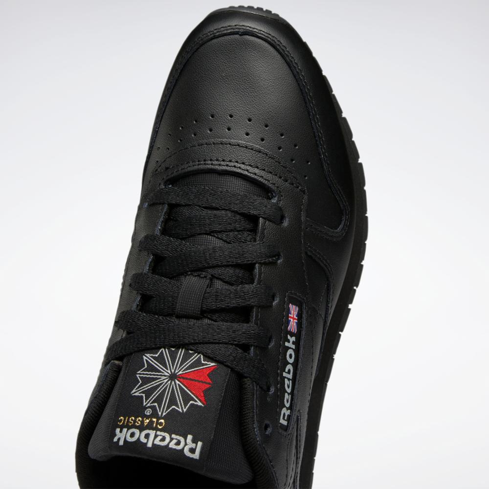 Black reebok classic shoes best sale