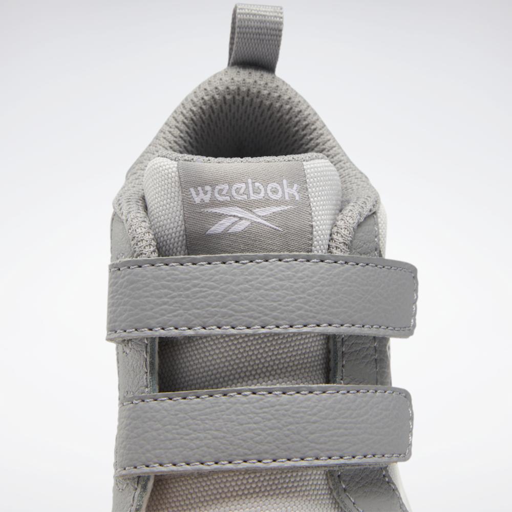Reebok Footwear Kids WEEBOK CLASP LOW PURE GRY 4/PURE GRY 2/FTWR WHT