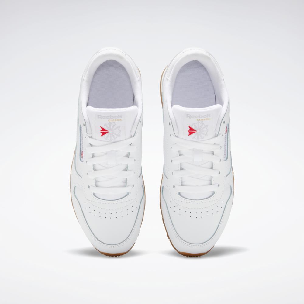 Reebok Classic Leather Shoe,White/White/White,1 M US Little Kid : Reebok:  : Clothing, Shoes & Accessories