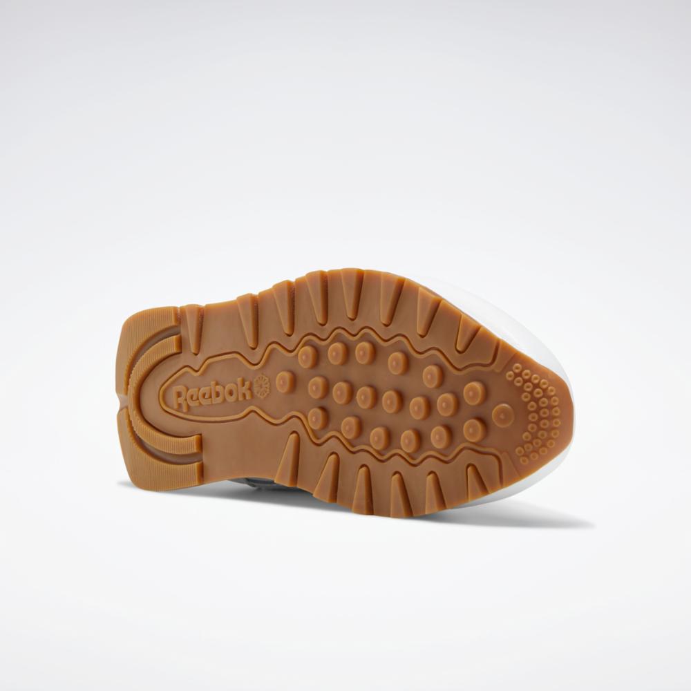 Reebok Footwear Kids Classic Leather Shoes FTWWHT/FTWWHT/RBKG02