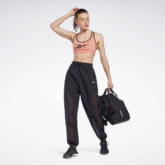 Reebok Apparel Women S OPAQUE WOVEN PANT BLACK