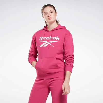 Reebok Apparel Women Reebok Identity Big Logo Fleece Hoodie SEPRPI