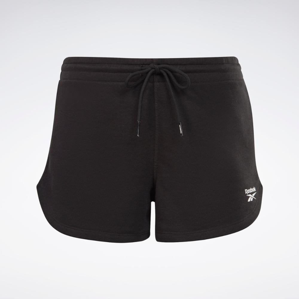 Reebok Identity French Terry Shorts Womens Athletic Shorts Small Black :  Target