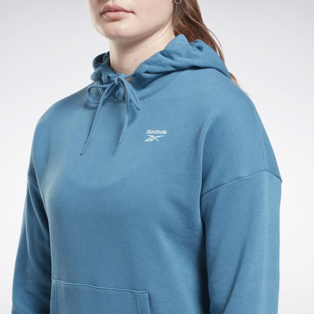 Blue 2024 reebok hoodie