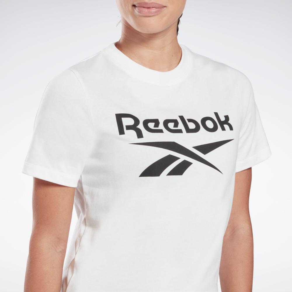 Reebok Apparel Women Reebok Identity T-Shirt WHITE