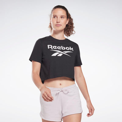 Reebok Apparel Women Reebok Identity T-Shirt BLACK – Reebok Canada