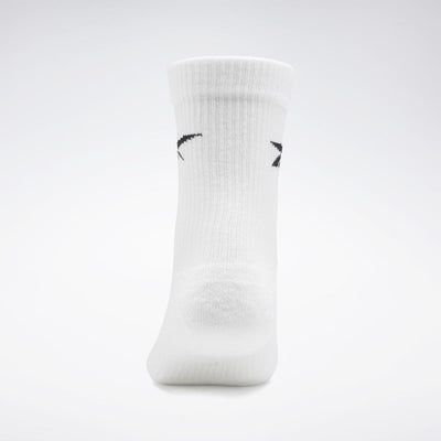 Reebok Apparel Men Classics Crew Socks 3 Pairs WHITE/WHITE/WHITE