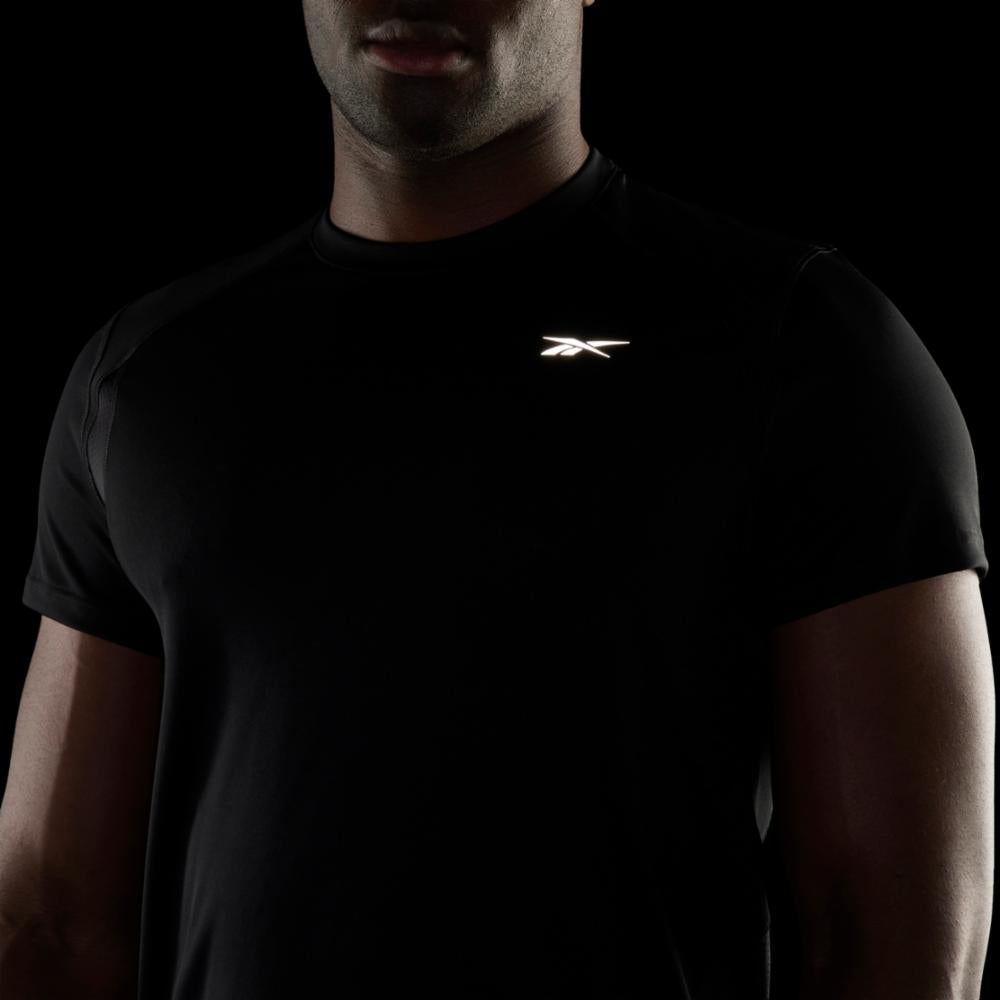 Reebok Apparel Men Running Speedwick T-Shirt BLACK