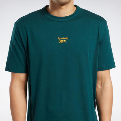 Reebok Apparel Men Classics Small Vector T-Shirt FORGRN