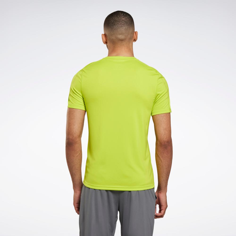 Buy Reebok Men Teal Blue Self Sriped MYOKNIT CrossFit Round Neck T Shirt -  Tshirts for Men 8973223