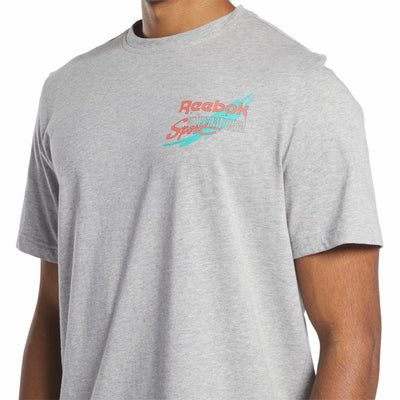 Reebok Apparel Men Reebok Graphic Series T-Shirt MGREYH