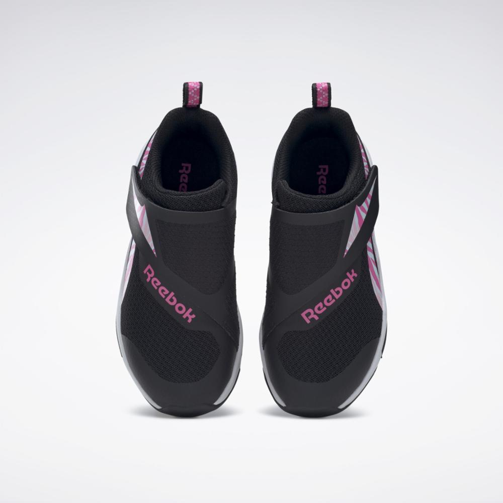 Reebok Footwear Kids Reebok Equal Fit Shoes - Preschool CBLACK/ATOPNK/FTWWHT