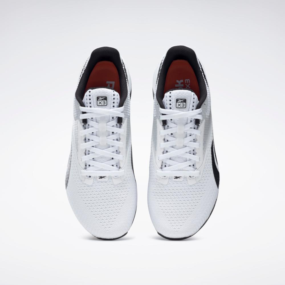 Reebok Footwear Men Nano X3 FTWWHT/CBLACK/SMAORA