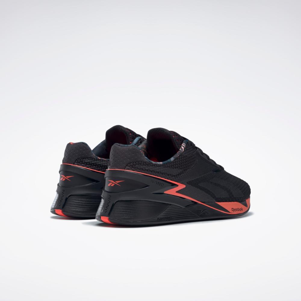 Reebok Footwear Men Nano X3 CBLACK/ORGFLA/PUGRY3