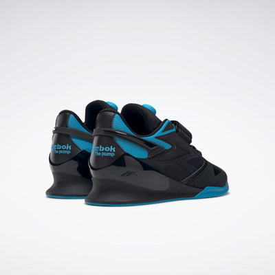 Reebok Footwear Men Legacy Lifter III Shoes CBLACK/RADAQU/CBLACK