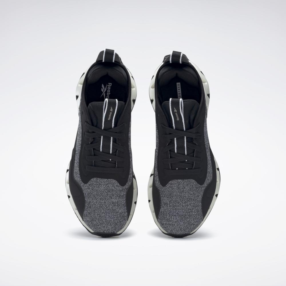 Reebok Footwear Women Zig Dynamica Women's Shoes BLACK/CHALK/ROSGOL