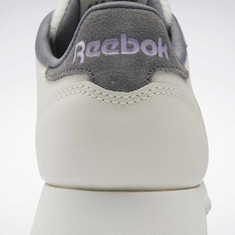 Reebok Footwear Women Classic Leather Shoes CHALK/PUROAS/PUGRY6