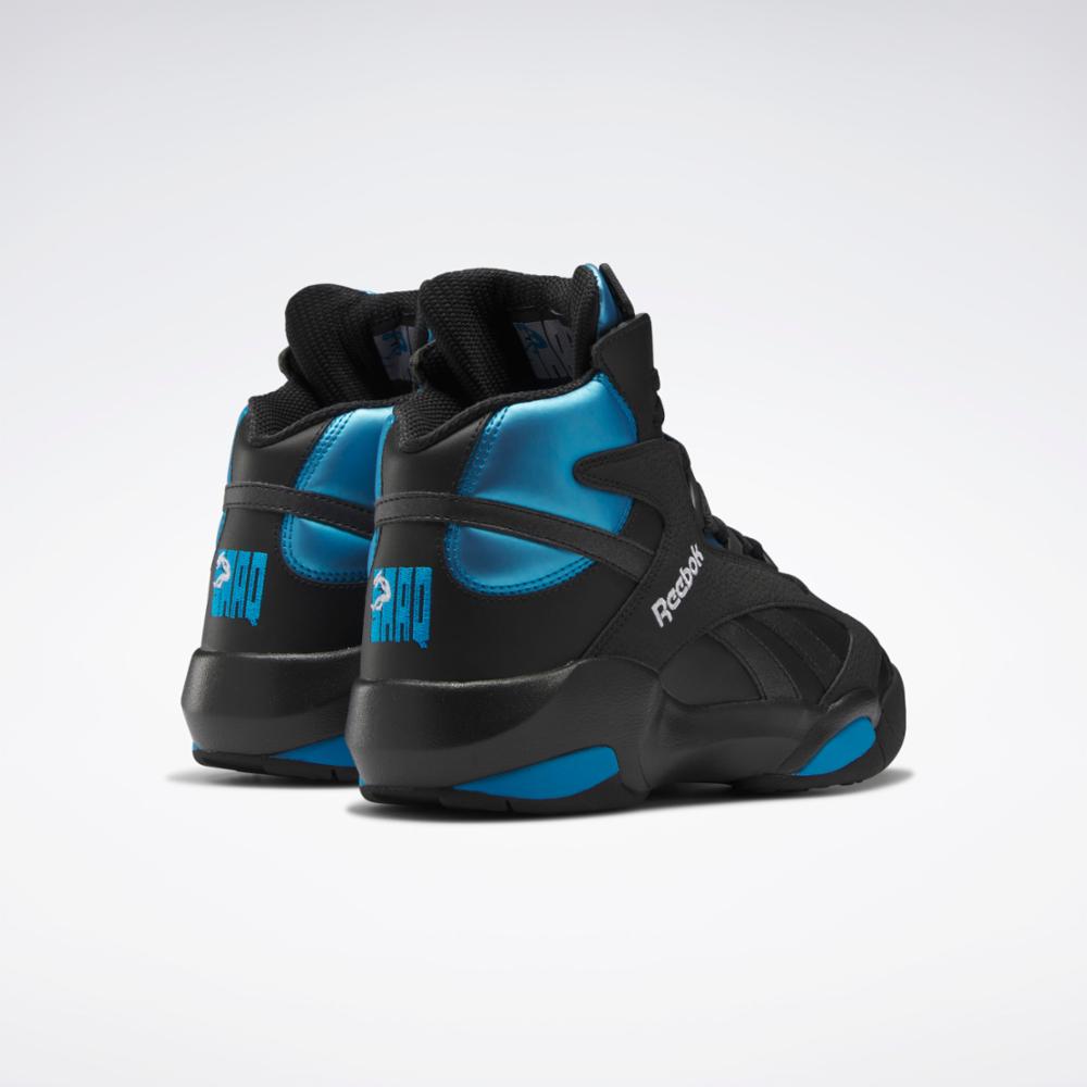 Reebok Footwear Men Shaq Attaq CBLACK/AZURE/FTWWHT