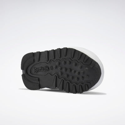 Reebok Footwear Kids Classic Leather Step 'n' Flash FTWWHT/FTWWHT/VECBLU