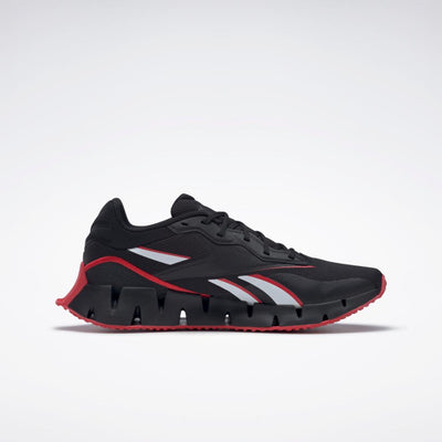 Reebok Footwear Men Zig Dynamica 4 Shoes CBLACK/VECRED/VECBLU