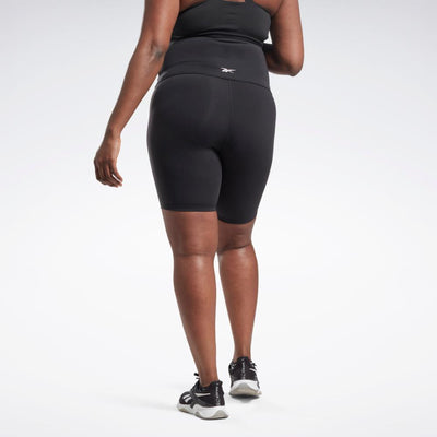 Reebok Apparel Women Lux Maternity Bike Shorts (Plus Size) BLACK