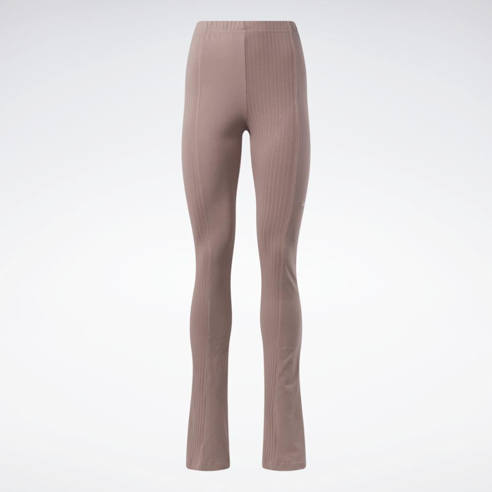 Reebok Apparel Women Reebok Classics High-Rise Leggings TAUPE