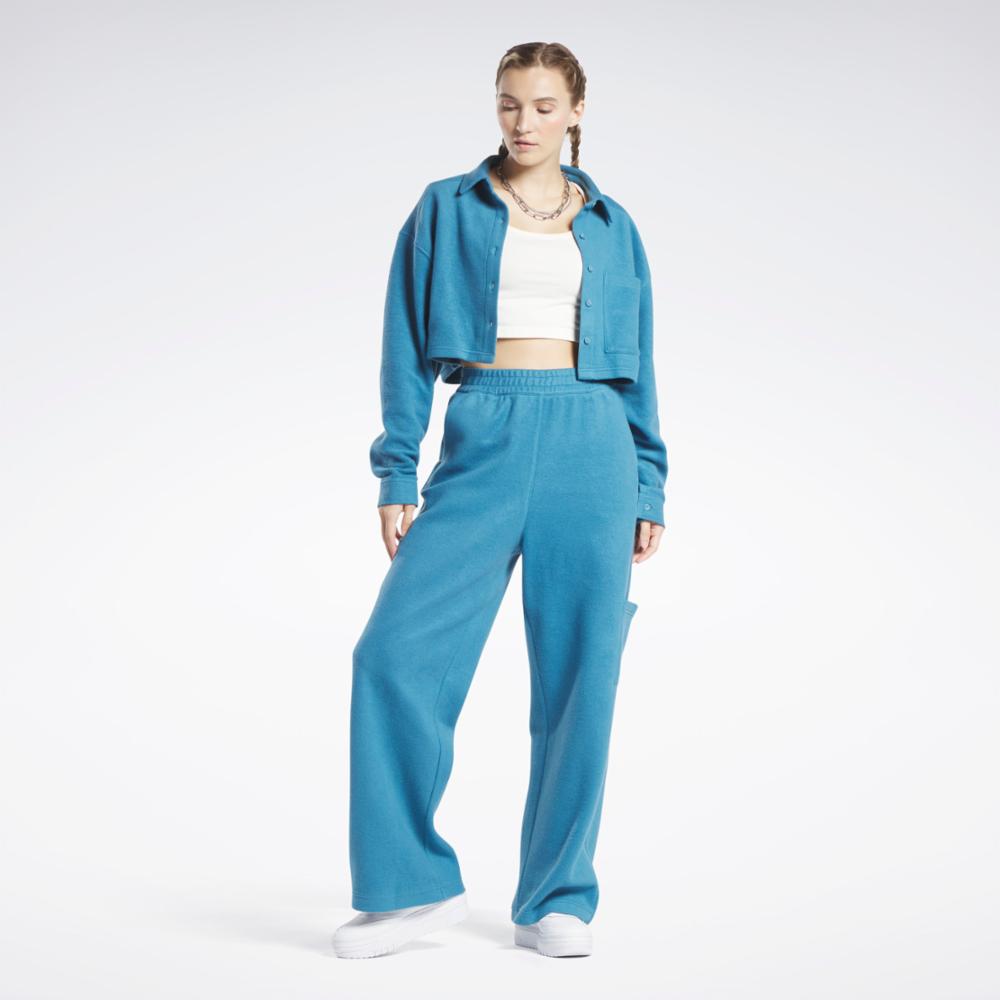 Wide leg hot sale tracksuit womens