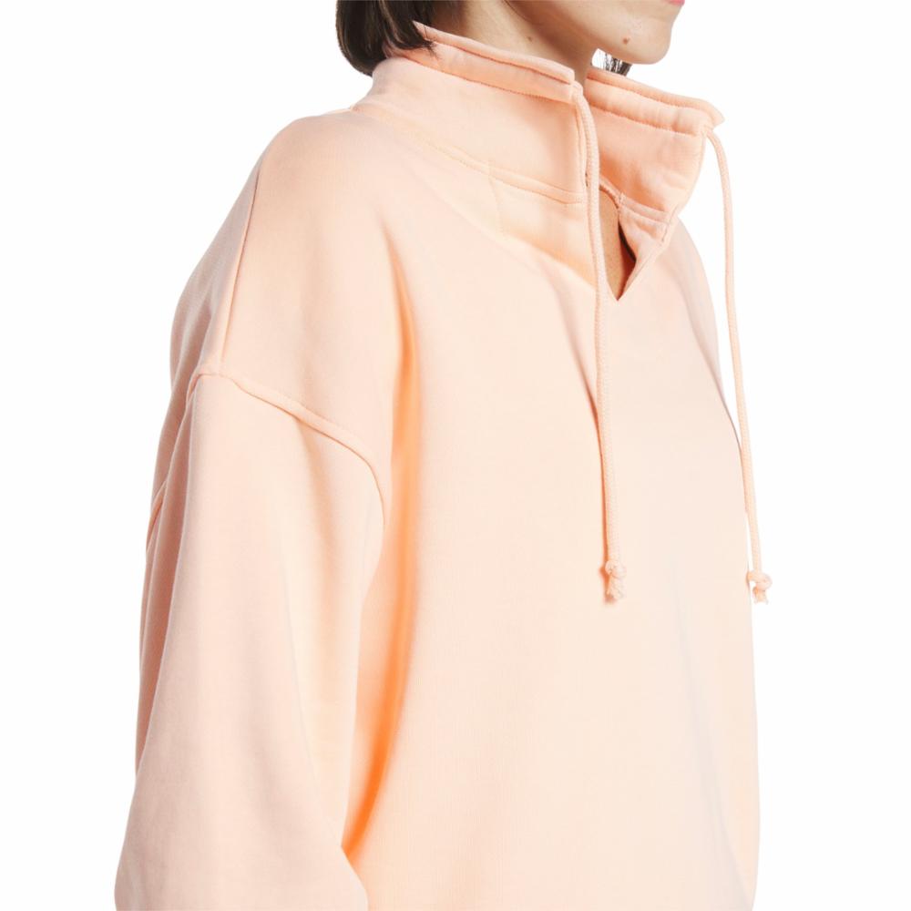 Reebok Apparel Women Reebok Classics Cotton French Terry Sweatshirt AURORG