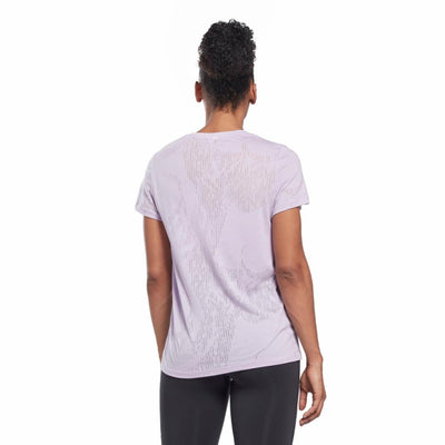 Reebok dri fit t shirt womens purple Clearance
