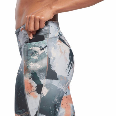 Reebok Apparel Women Lux Allover Print Bold Leggings PUGRY3