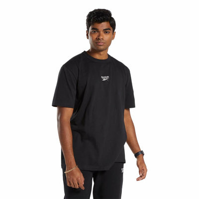 Reebok Apparel Men Classics Small Vector T-Shirt BLACK/CHALK