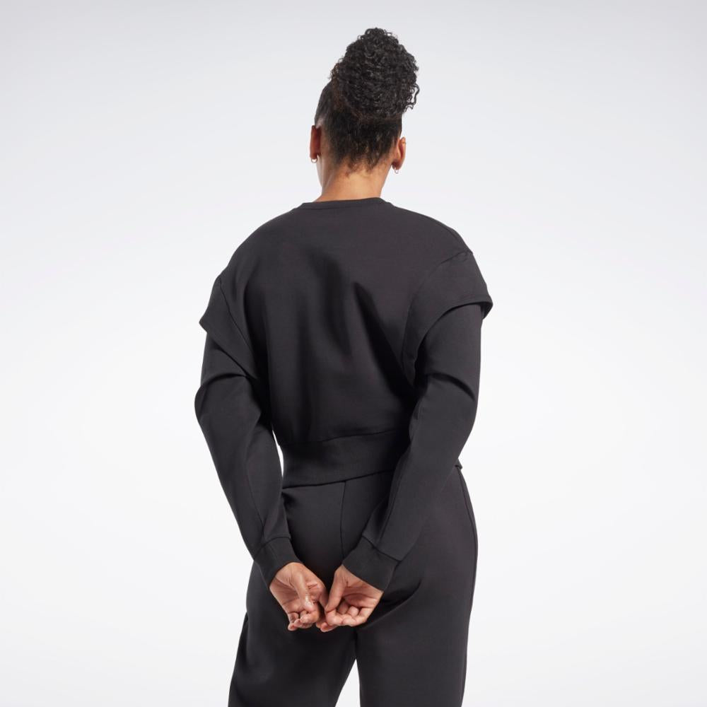 Reebok Apparel Women DreamBlend Cotton Mid-Layer Top BLACK – Reebok Canada