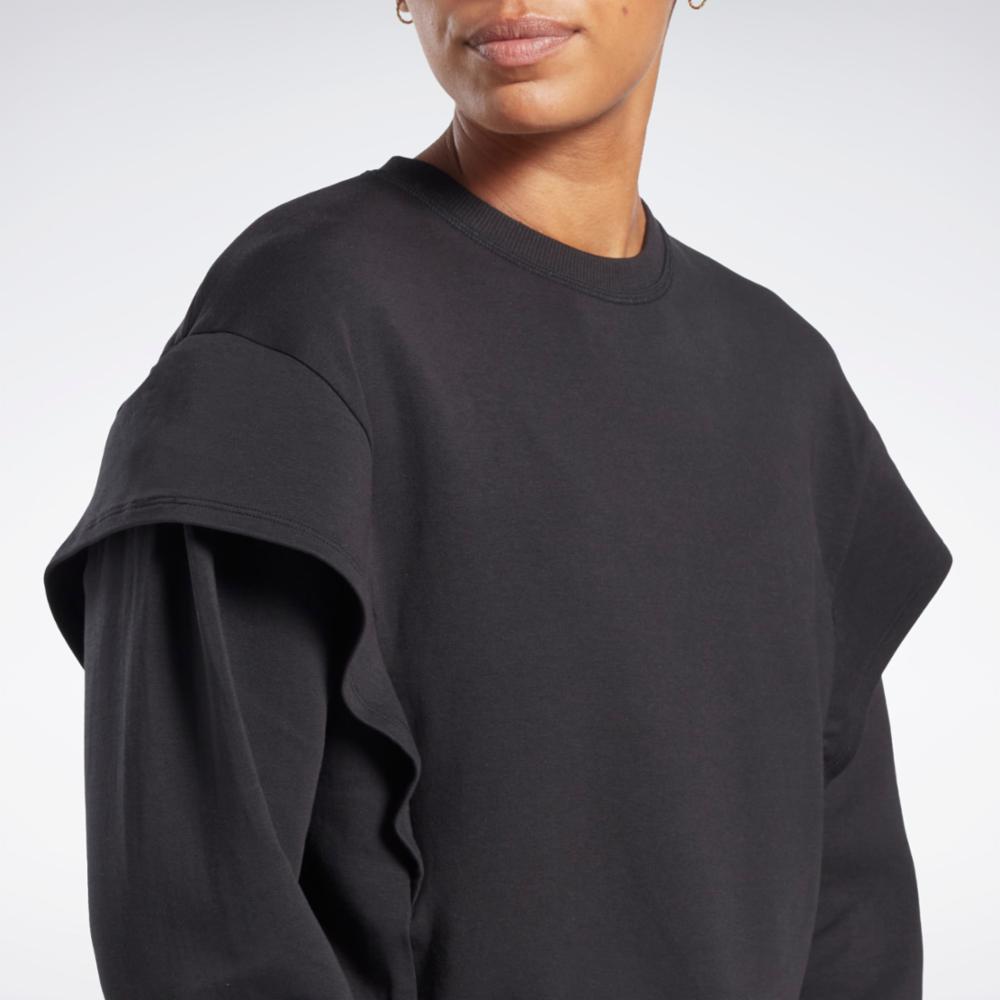 Reebok Apparel Women DreamBlend Cotton Mid-Layer Top BLACK – Reebok Canada