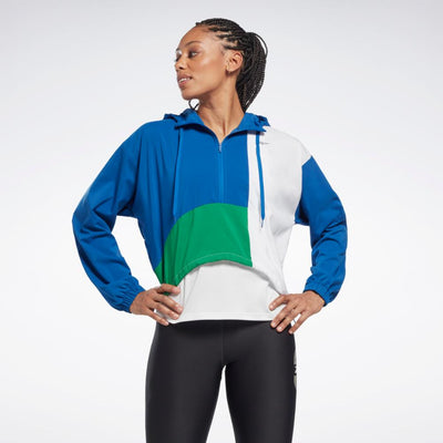 Reebok Apparel Women Running Woven Jacket VECBLU