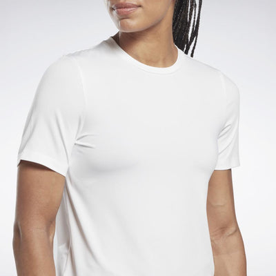 Reebok Apparel Women Workout Ready Speedwick T-Shirt WHITE