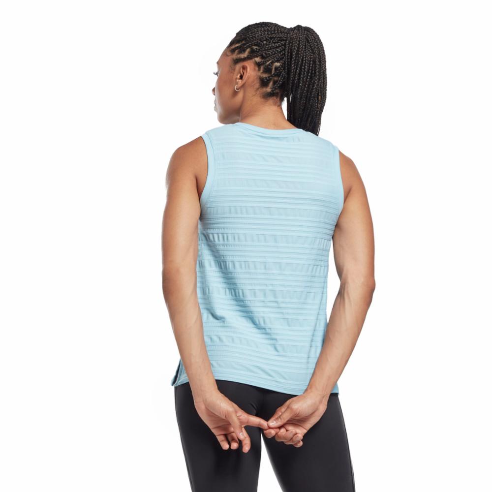 Reebok Apparel Women Perforated Tank Top BLUPEA