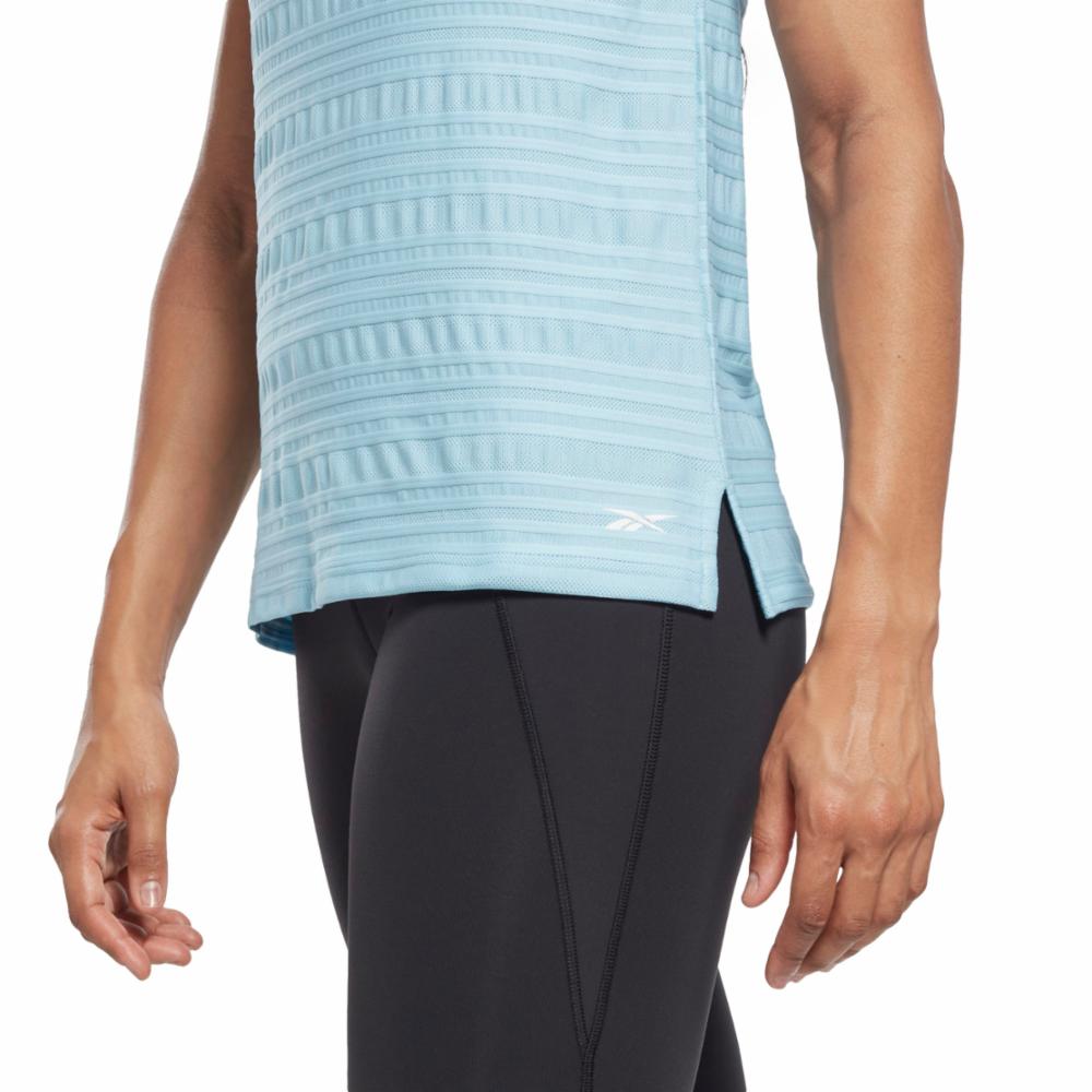 Reebok Apparel Women Perforated Tank Top BLUPEA