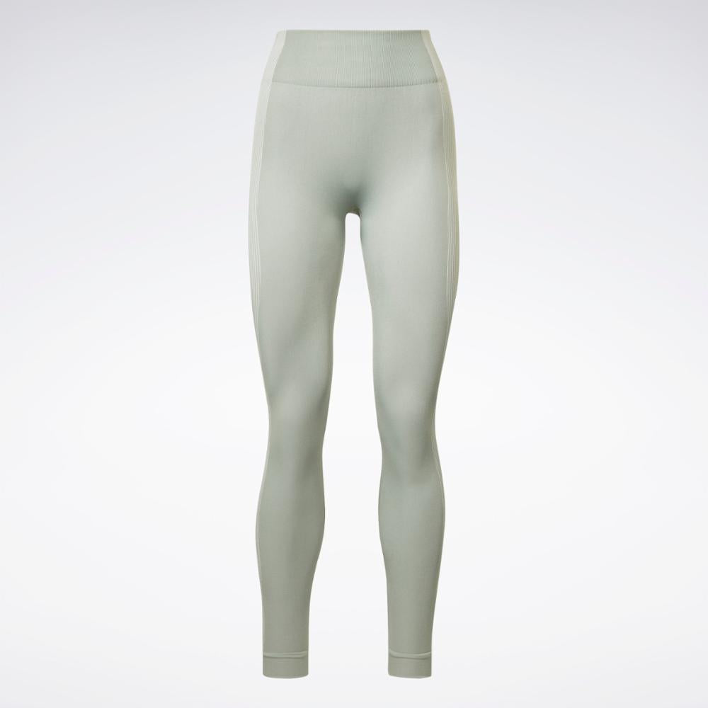 Jacquard stretch seamless legging - Grey Melange - Redsware Clothing &  Apparel
