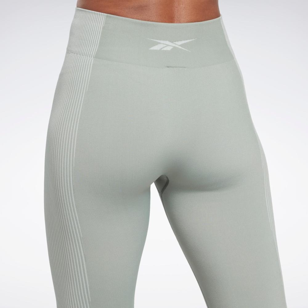 Grey reebok leggings online